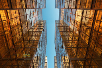 Poster - Exterior of modern architecture. Building abstract background