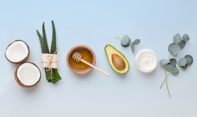Wall Mural - homemade face and body mask of natural ingredients