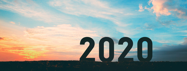 Wall Mural - New year 2020