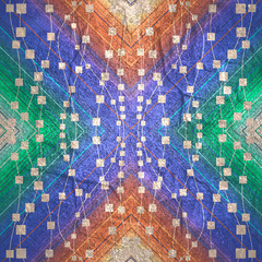 Wall Mural - abstract background with stripes. various lines. triangle geometry shapes