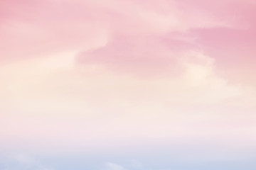 Wall Mural - cloud background with a pastel colour