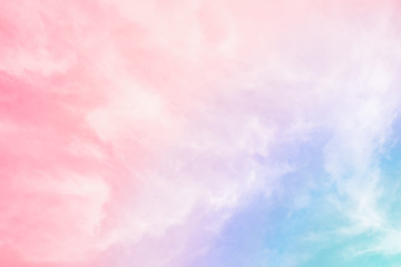 Wall Mural - cloud background with a pastel colour