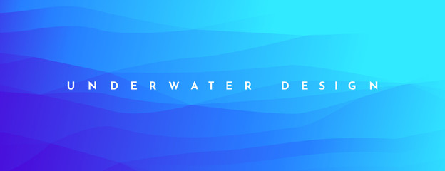 Wall Mural - abstract vector geometric wavy background. minimalistic colorful gradient lines. vibrant wallpaper. 