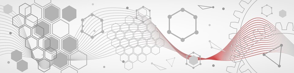 Wall Mural - science network pattern. connecting lines and dots. modern futuristic virtual abstract background mo