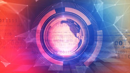 Wall Mural - information technology internet concept background