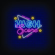 © bohlam - High Score Neon Signs Style Text Vector