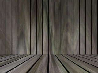 Wood texture background pattern. Dark hardwood planks surface of wooden board floor wall fence. Abstract timber decorative illustration.