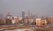 Panoramic view of Gdansk. Poland