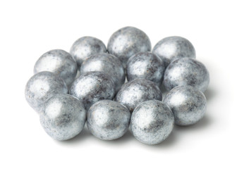 Wall Mural - Silver chocolate balls