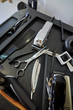 © PHILIPPE DEGROOTE/ADDICTIVE STOCK - Stock photo of a barber tools for cutting hair and combing. Lifestyle