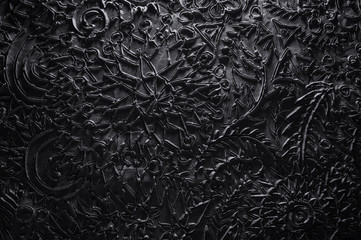 creative plasticine texture abstraction hand-drawn on plasticine with a metal object