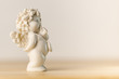 © Игорь Гусев - plaster figurine of a little angel with a place for inscription