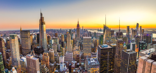 Wall Mural - New York City Manhattan midtown buildings skyline in 2019