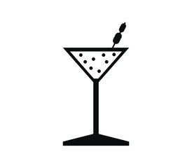 Poster - cocktail icon