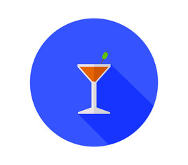 Wall Mural - cocktail icon