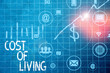 © Zofia - Text sign showing Cost Of Living. Business photo text The level of prices relating to a range of everyday items
