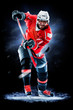 © 103tnn - ice hockey player isolated on black background