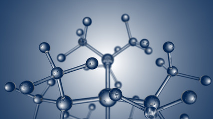 Molecular structure of microcrystalline molecular model