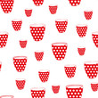© Doeke - Red and white seamless pattern print background