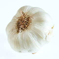 garlic isolated on white background