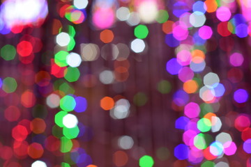 Bokeh lamp colorfull