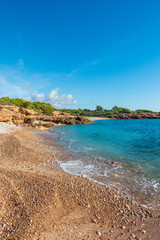 Wall Mural - The sea in the Sierra de Irta in Alcocebre