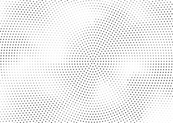 Abstract halftone dotted background. Monochrome grunge pattern with dot and circles.  Vector modern pop art texture for posters, sites, business cards, cover, postcards, labels, stickers layout.