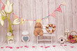 Backdrops for celebration of 1 year baby, boy & girl, smash the cake photo sessions