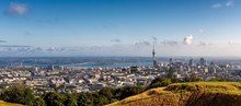 The Skyline Of Auckland, Seen From Mount Eden
