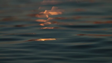 Wall Mural - The moon is reflected in the water