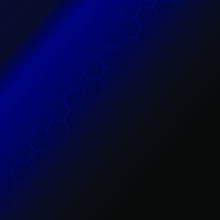 The Dark Blue Gradient Hexagon Geometric Honeycomb Design Background Wallpaper
