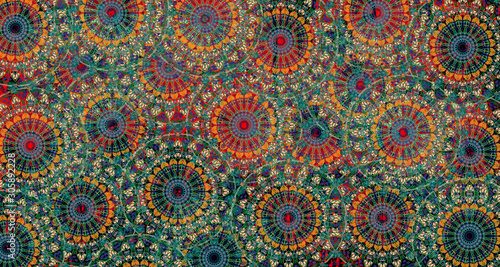 mandala colorful vintage art, ancient Indian vedic background design, old  painting texture with multiple mathematical shapes - Buy this stock  illustration and explore similar illustrations at Adobe Stock | Adobe Stock
