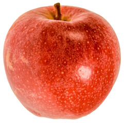 red apple isolated on white background