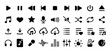 © Satoshi Kikyo - Music and Audio UI Icon Set (Flat Silhouette Version)