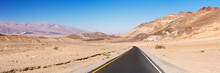 Road Through The Desert Of Death Valley National Park