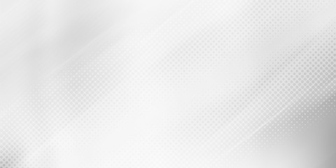 Gray halftone pattern with white line motion backdrop wallpaper. Clean Grey geometric background.