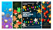 © PCH.Vector - Happy New Year party festive banner. Lettering text with decorations can be used for invitation and greeting card. Holiday concept
