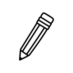 Sticker - school pencil write supply icon