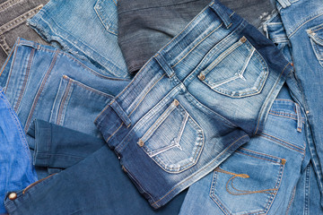 assorted denim jeans products