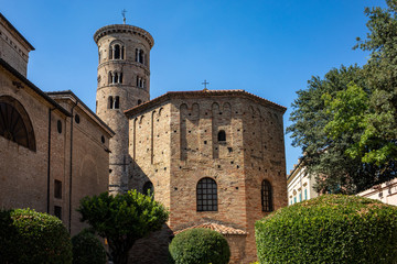 Wall Mural - Baptistery of Neon in Ravenna. Emilia-Romagna, Italy