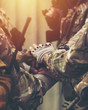 © sutlafk - together collaborate of hands teamwork soldier