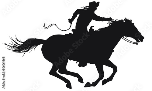 pics Western Cowboy On Horse Silhouette https stock adobe com images a silhouette of a wild west cowboy riding a running horse 306061464 start checkout 1 content id 306061464