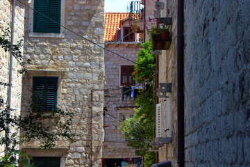 Canvas Print - Buildings in Dubrovnik, Croatia