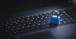 © andranik123 - Padlock on the laptop keyboard. Internet and computer security