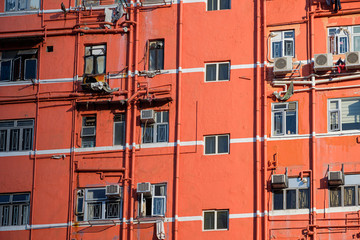 Poster - Residential buildings in Yaumatei, Hong Kong