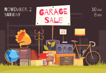 Sticker - Garage Sale Poster