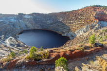 Open Pit Mine With Water