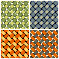 Set of background of abstract simple crosswise network pattern.