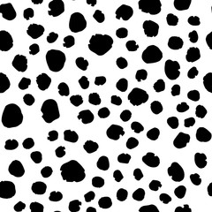 Sticker - Abstract creative animal fur seamless pattern. Simple wildlife skin wallpaper.