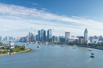Fototapete - beautiful cityscape of shanghai